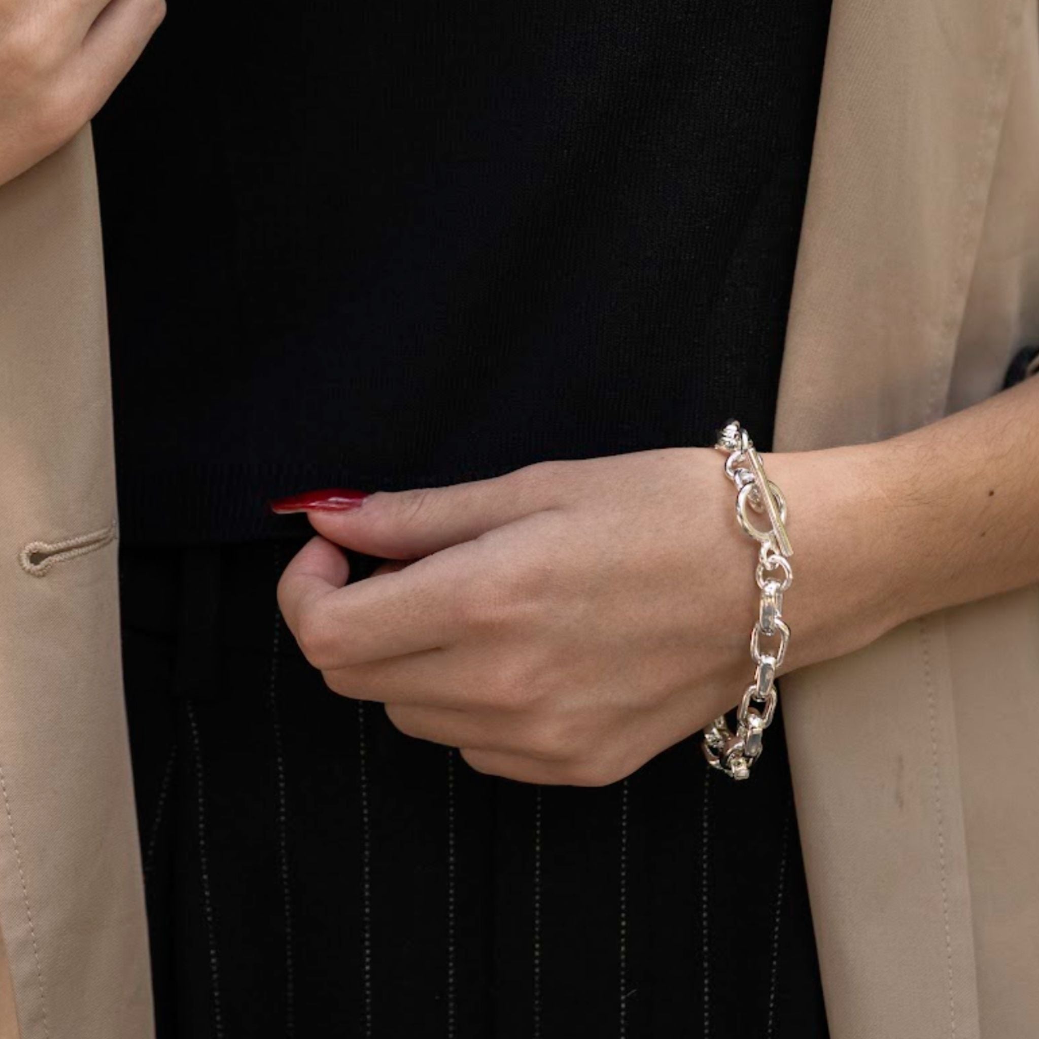 PULSERA ESLABONES CUADRADOS