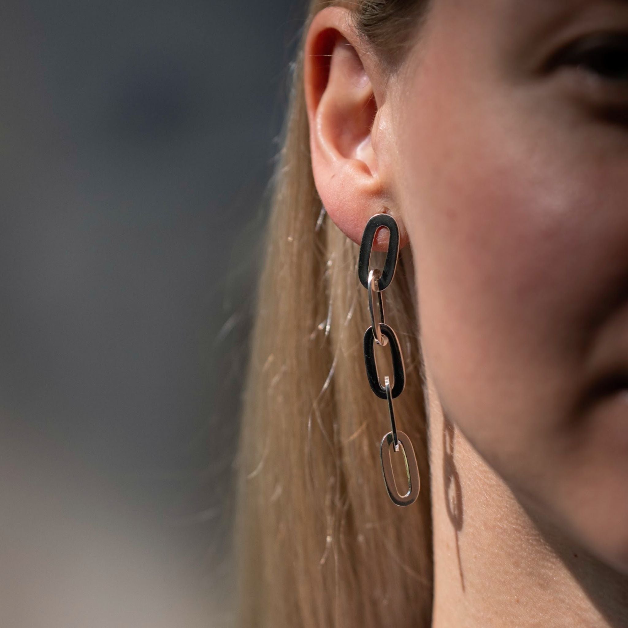 ARETES PAPER CLIP 5 PIEZAS